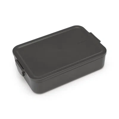 Brabantia Make & Take Lunch Box, Large In Dark Gray