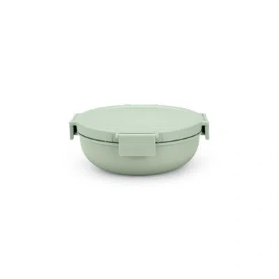 Brabantia Make & Take Salad Bowl, 1.3l In Jade Green