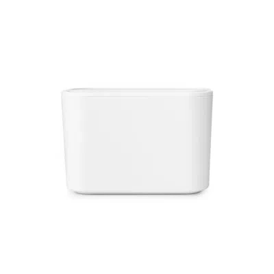 Brabantia Mindset Bathroom Countertop Waste Caddy In White