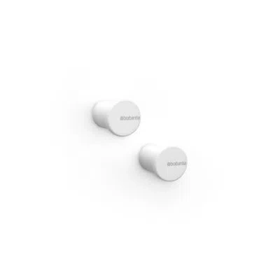 Brabantia Mindset Hooks, Set Of 2 In White
