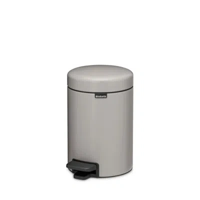 Brabantia Newicon Step On Trash Can In Gray