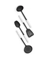Brabantia Nonstick 4-pc. Kitchen Utensils Set In Silver,black