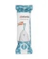 Brabantia Perfectfit Trash Bags, Code O, 8 Gallon, 30 Liter, 120 Trash Bags In White