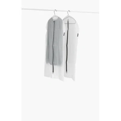 Brabantia Protective Garment Bags  - Medium, Set Of 2 In Gray