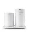 Brabantia Renew Bathroom Accessory Set Ofâ 3 In White