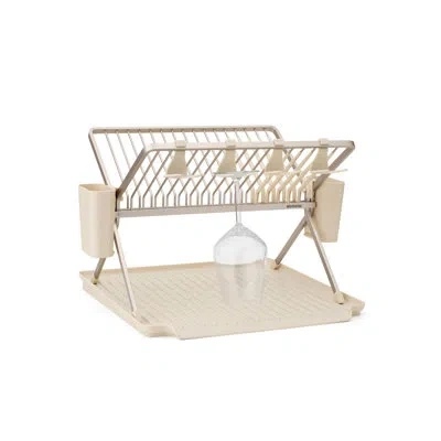 Brabantia Sinkside Foldable Dish Rack, Large  - Soft Beige