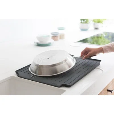 Brabantia Sinkside Large Aluminium Dish Drying Rack In Dark Gray