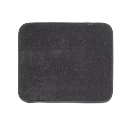 Brabantia Sinkside Microfiber Dish Drying Mat, 18.5 X 15.7 In (47 X 40 Cm) In Dark Gray