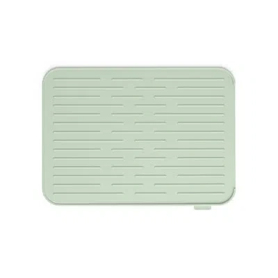 Brabantia Sinkside Silicone Dish Drying Mat, 17 X 12.6 In  (44 X 32 Cm) In Jade Green