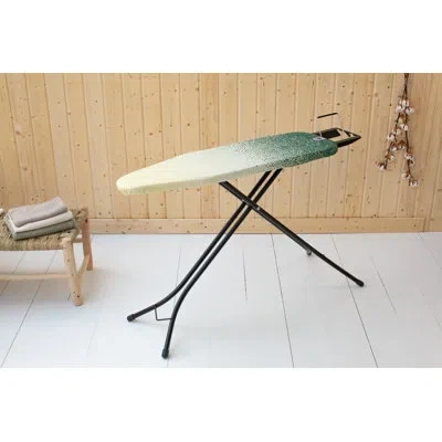 Brabantia Size A Small Ironing Board With Fair Trade Cover & Steam Iron Rest In New Dawn