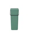 Brabantia Sort Go Plastic Bin, 10.6 Gallon, 40 Liter In Fir Green