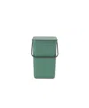Brabantia Sort Go Plastic Waste Bin, 6.6 Gallon, 25 Liter In Fir Green