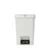 Brabantia Stepup Trash Can In Light Gray
