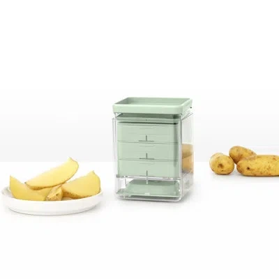 Brabantia Tasty+ Potato Cutter In Clear;jade Green