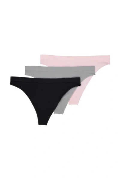 Brabar Comfy Undies  Hi Leg Thong In Multi