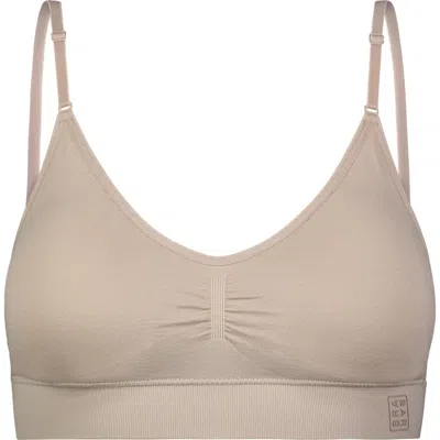Brabar Everyday Bra With Back Closure In Brown