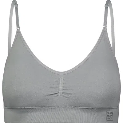 Brabar Everyday Bra With Back Closure In Gray