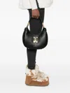Braccialini Amy Bijoux Shoulder Bag In Black