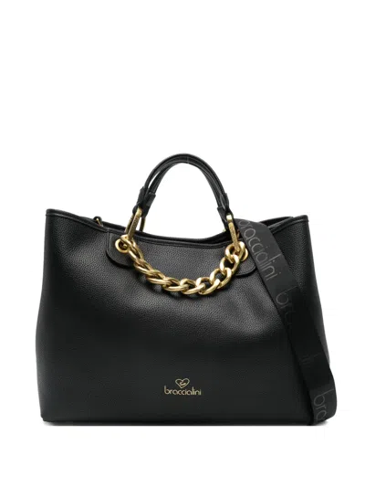 Braccialini Beth Tote Bag In Black