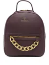 Braccialini Chain-detail Backpack In Purple
