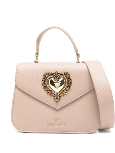 Braccialini Heart-appliqué Top-handle Tote Bag In Neutral
