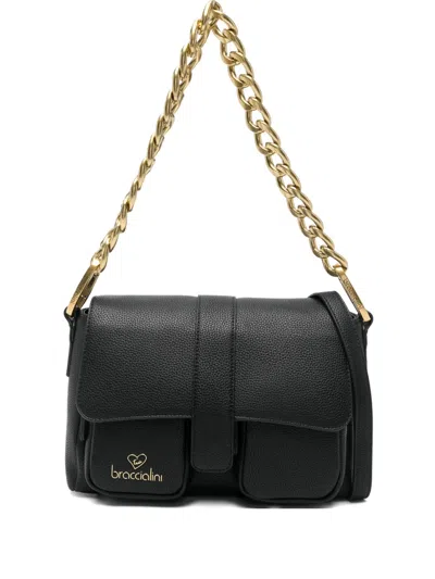 Braccialini Jinny Jewels Cross Body Bag In Black