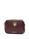 Braccialini Jinny Logo Chain Cross Body Bag In Burgundy