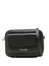 Braccialini Leather Chain-strap Cross Body Bag In Black
