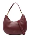 Braccialini Leather Shoulder Bag In Red