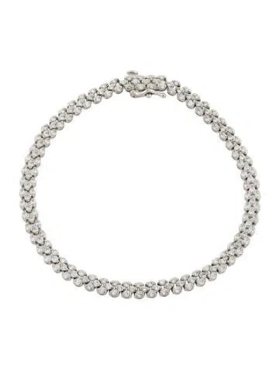 Pre-owned Bracelet 10k 3.00ctw Diamond Link , 7.5" In Multi