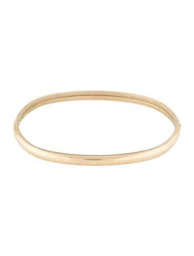 Pre-owned Bracelet 10k Bangle , 6.75" In Multi