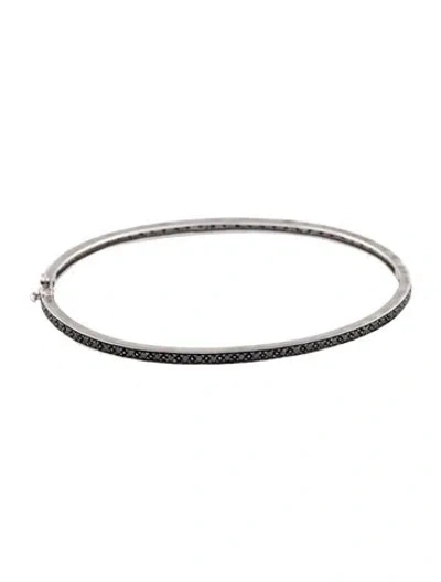 Pre-owned Bracelet 10k Diamond Bangle , 7.25" In Multi