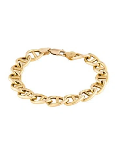 Pre-owned Bracelet 10k Link , 7.75" In Multi
