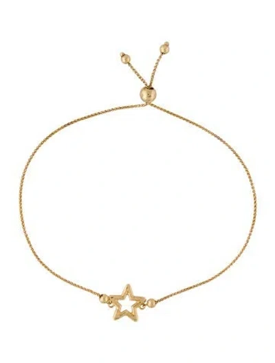 Pre-owned Bracelet 10k Star Station , 9" In Multi