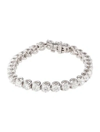 Pre-owned Bracelet 14k 10.00ctw Diamond Tennis , 6" In Multi