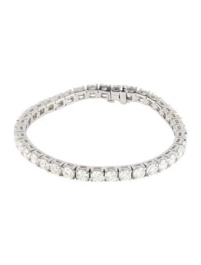 Pre-owned Bracelet 14k 10.00ctw Diamond Tennis , 6.5" In Multi