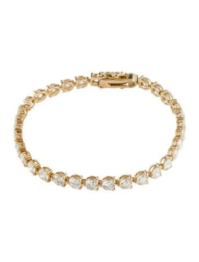 Pre-owned Bracelet 14k 10.00ctw Diamond Tennis , 6.75" In Multi