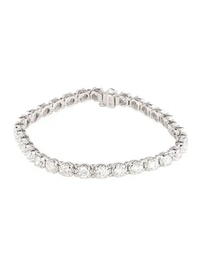 Pre-owned Bracelet 14k 10.00ctw Diamond Tennis , 7.5" In Multi