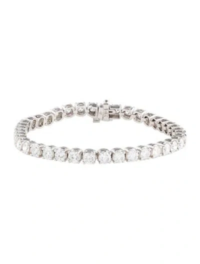 Pre-owned Bracelet 14k 10.00ctw Diamond Tennis Link , 6.75" In Multi