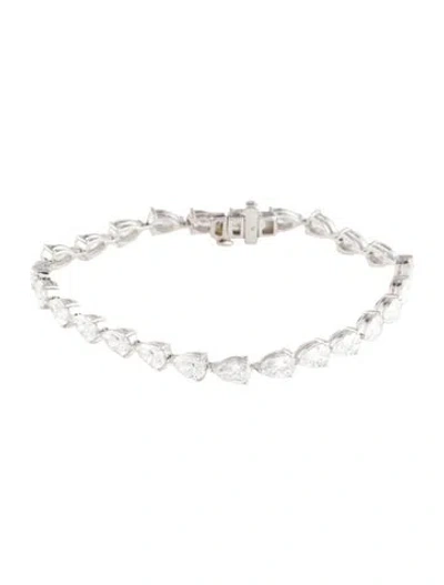 Pre-owned Bracelet 14k 10.00ctw Lab-grown Diamond Link , 6.75" In Multi