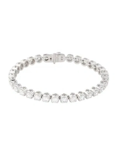 Pre-owned Bracelet 14k 10.00ctw Lab-grown Diamond Tennis, 7" In Multi