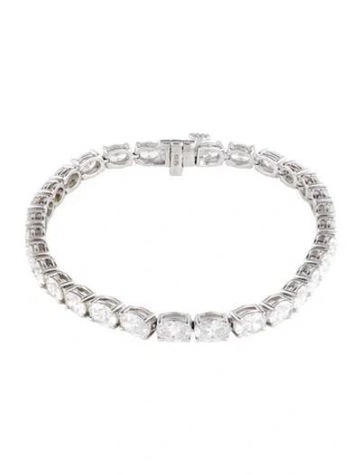 Pre-owned Bracelet 14k 10.00ctw Lab-grown Diamond Tennis , 7" In Multi