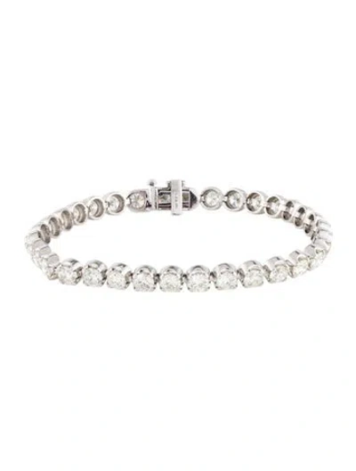 Pre-owned Bracelet 14k 10.09ctw Diamond Tennis , 7.25" In Multi