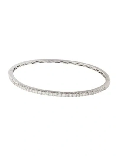 Pre-owned Bracelet 14k 1.00ctw Diamond Bangle, 7" In Multi