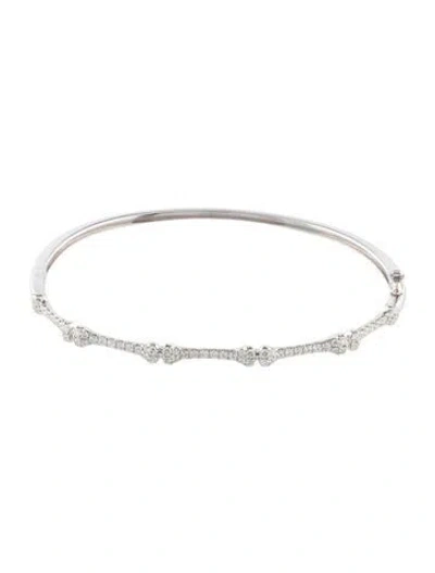 Pre-owned Bracelet 14k 1.00ctw Diamond Bangle , 7" In Multi
