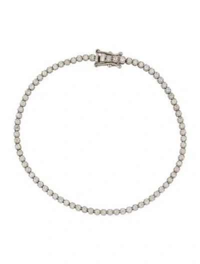 Pre-owned Bracelet 14k 1.00ctw Diamond Line , 7" In Multi