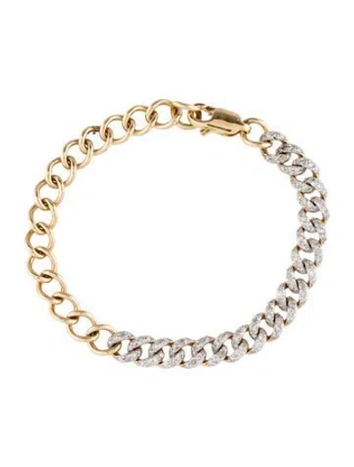 Pre-owned Bracelet 14k 1.00ctw Diamond Link , 5.25" In Multi