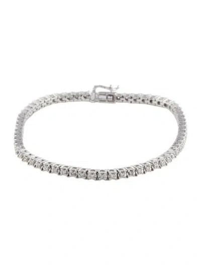 Pre-owned Bracelet 14k 1.00ctw Diamond Tennis , 6.75" In Multi