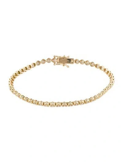 Pre-owned Bracelet 14k 1.00ctw Diamond Tennis , 7" In Multi
