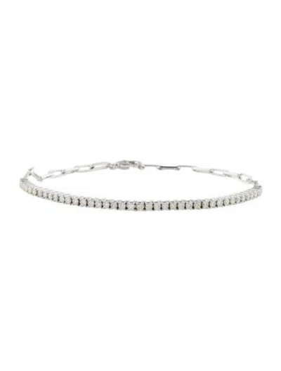 Pre-owned Bracelet 14k 1.02ctw Tennis , 7" In Multi